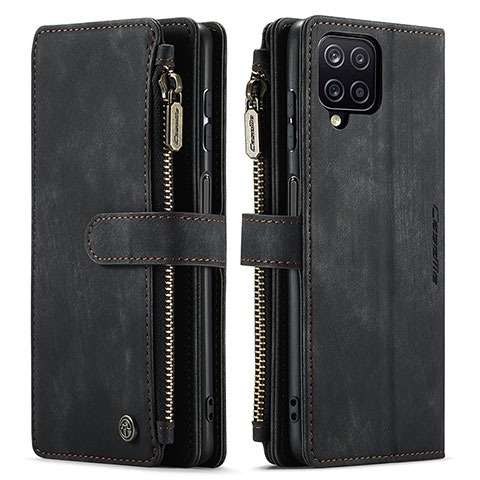 Coque Portefeuille Livre Cuir Etui Clapet C05S pour Samsung Galaxy M12 Noir