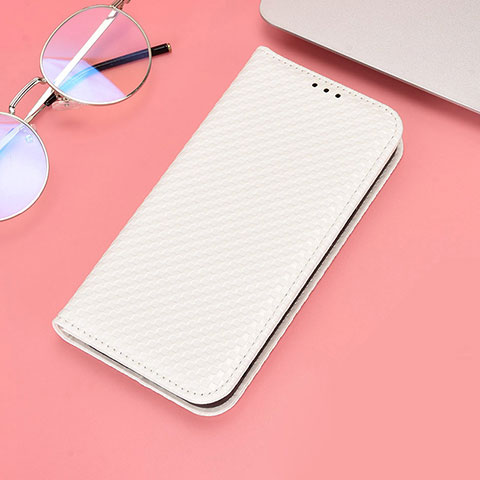 Coque Portefeuille Livre Cuir Etui Clapet C05X pour Huawei Honor Magic4 Pro 5G Blanc