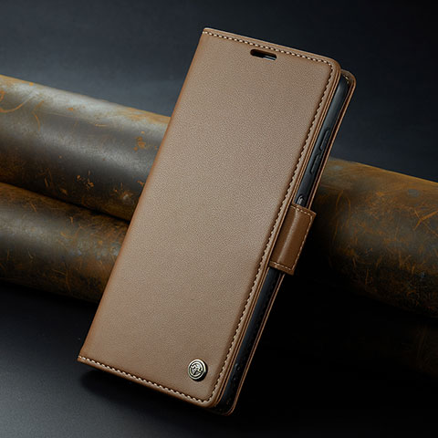 Coque Portefeuille Livre Cuir Etui Clapet C06S pour Xiaomi Redmi Note 12 4G Marron