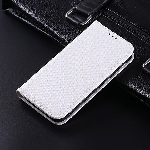 Coque Portefeuille Livre Cuir Etui Clapet C06X pour Google Pixel 6 5G Blanc