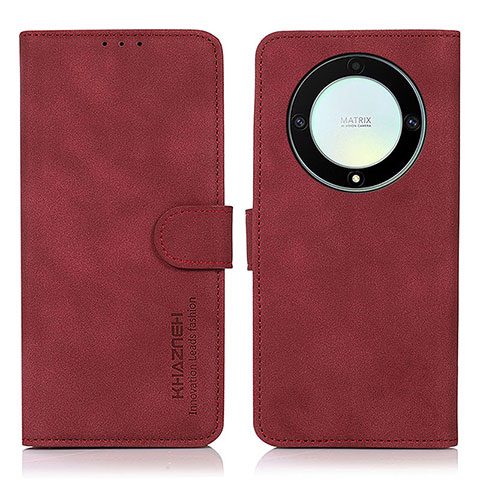 Coque Portefeuille Livre Cuir Etui Clapet D01Y pour Huawei Honor Magic5 Lite 5G Rouge