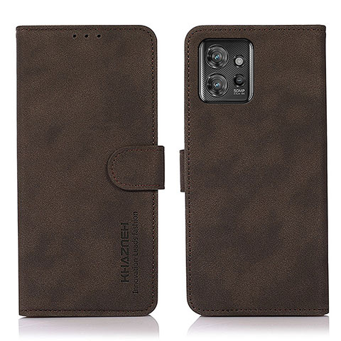 Coque Portefeuille Livre Cuir Etui Clapet D01Y pour Motorola ThinkPhone 5G Marron