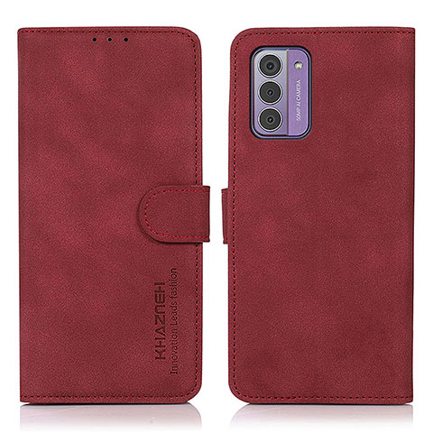 Coque Portefeuille Livre Cuir Etui Clapet D01Y pour Nokia G42 5G Rouge