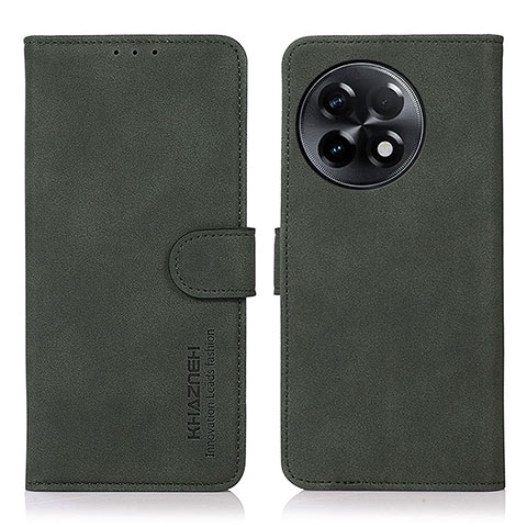 Coque Portefeuille Livre Cuir Etui Clapet D01Y pour OnePlus Ace 2 5G Vert