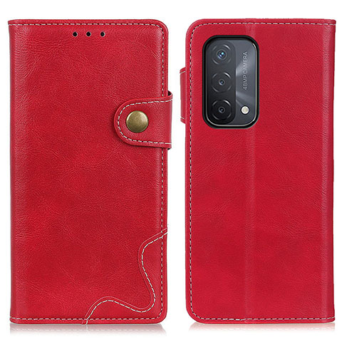 Coque Portefeuille Livre Cuir Etui Clapet D01Y pour OnePlus Nord N200 5G Rouge