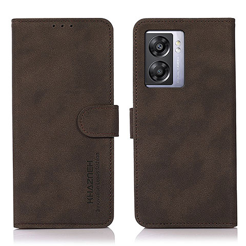 Coque Portefeuille Livre Cuir Etui Clapet D01Y pour OnePlus Nord N300 5G Marron