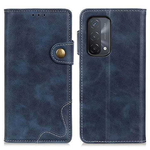 Coque Portefeuille Livre Cuir Etui Clapet D01Y pour Oppo A54 5G Bleu