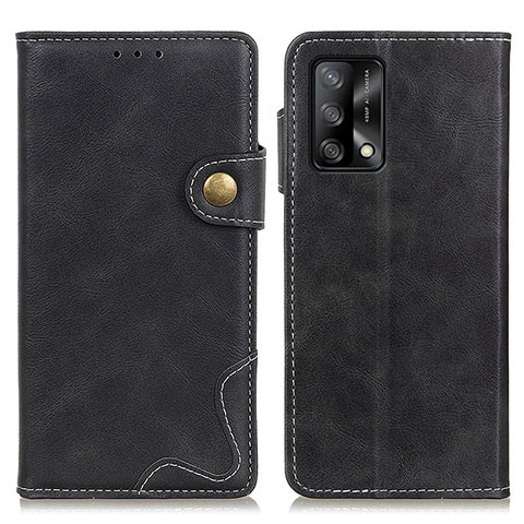 Coque Portefeuille Livre Cuir Etui Clapet D01Y pour Oppo A95 4G Noir