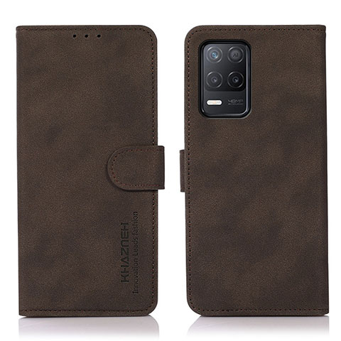 Coque Portefeuille Livre Cuir Etui Clapet D01Y pour Realme 8 5G Marron