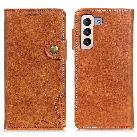 Coque Portefeuille Livre Cuir Etui Clapet D01Y pour Samsung Galaxy S22 Plus 5G Marron