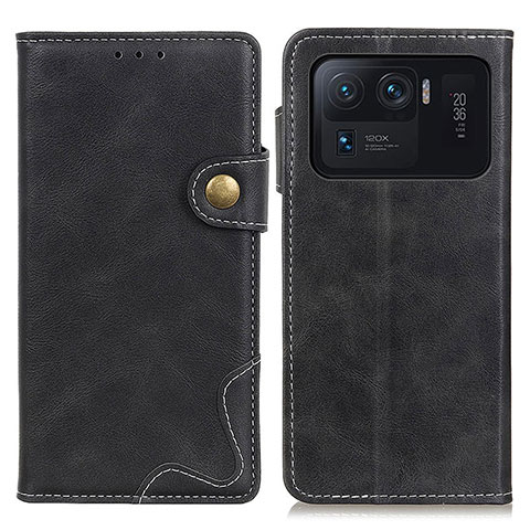 Coque Portefeuille Livre Cuir Etui Clapet D01Y pour Xiaomi Mi 11 Ultra 5G Noir