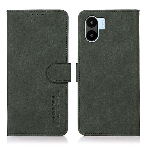 Coque Portefeuille Livre Cuir Etui Clapet D01Y pour Xiaomi Poco C50 Vert