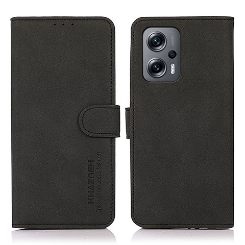 Coque Portefeuille Livre Cuir Etui Clapet D01Y pour Xiaomi Poco F5 5G Noir