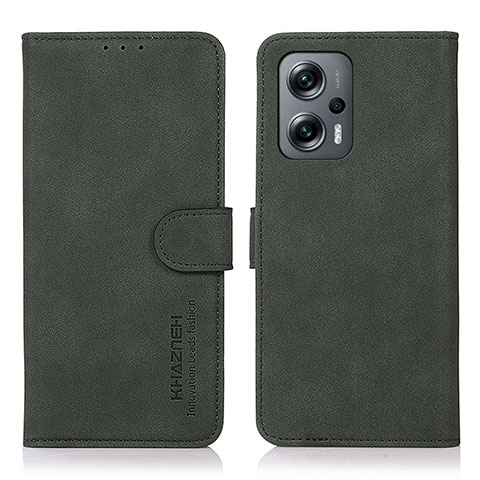 Coque Portefeuille Livre Cuir Etui Clapet D01Y pour Xiaomi Poco F5 5G Vert