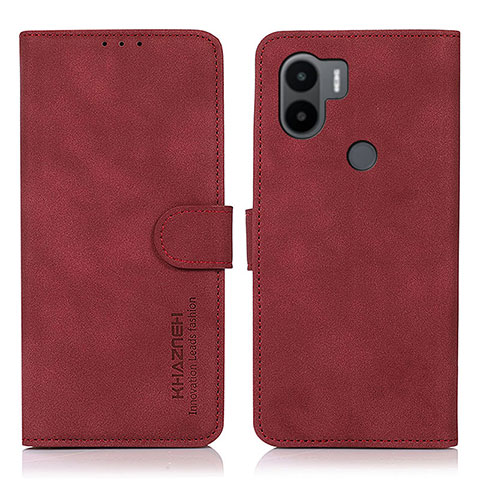 Coque Portefeuille Livre Cuir Etui Clapet D01Y pour Xiaomi Redmi A1 Plus Rouge