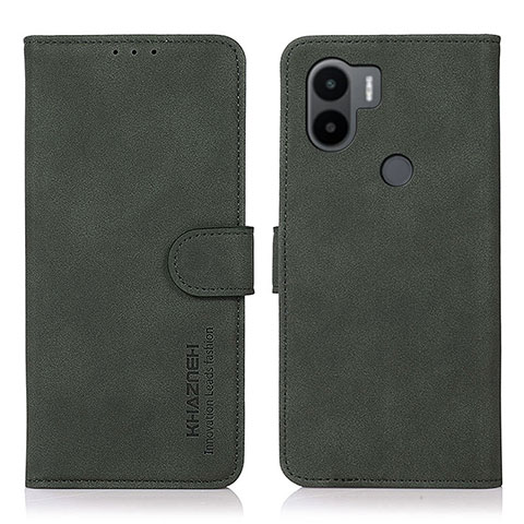 Coque Portefeuille Livre Cuir Etui Clapet D01Y pour Xiaomi Redmi A1 Plus Vert