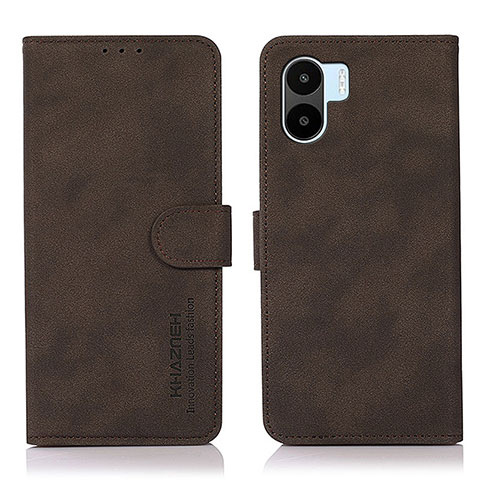 Coque Portefeuille Livre Cuir Etui Clapet D01Y pour Xiaomi Redmi A2 Plus Marron