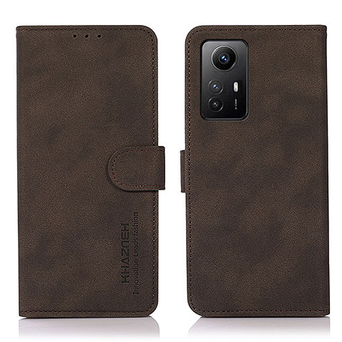 Coque Portefeuille Livre Cuir Etui Clapet D01Y pour Xiaomi Redmi Note 12S Marron