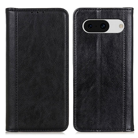 Coque Portefeuille Livre Cuir Etui Clapet D03Y pour Google Pixel 8a 5G Noir