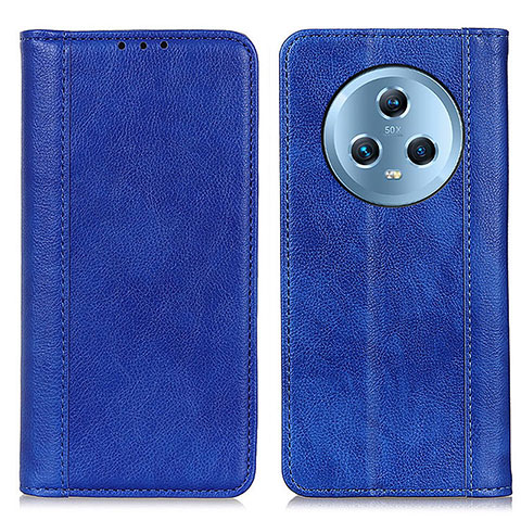 Coque Portefeuille Livre Cuir Etui Clapet D03Y pour Huawei Honor Magic5 5G Bleu