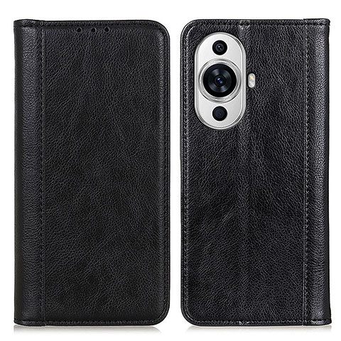 Coque Portefeuille Livre Cuir Etui Clapet D03Y pour Huawei Nova 11 Noir