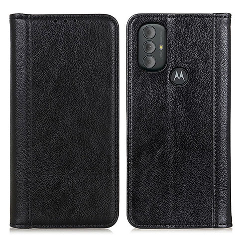 Coque Portefeuille Livre Cuir Etui Clapet D03Y pour Motorola Moto G Play Gen 2 Noir