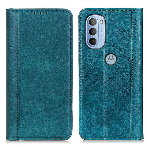 Coque Portefeuille Livre Cuir Etui Clapet D03Y pour Motorola Moto G41 Vert