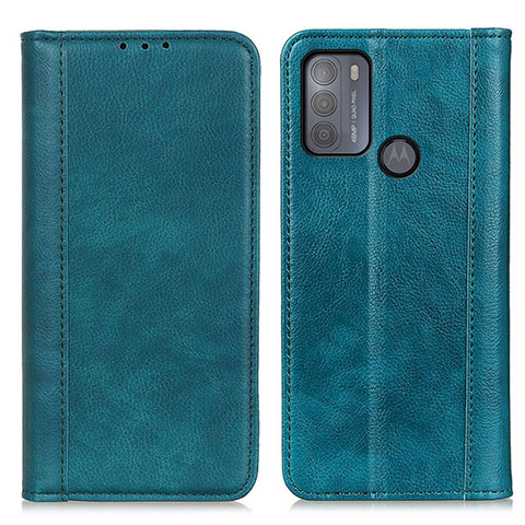 Coque Portefeuille Livre Cuir Etui Clapet D03Y pour Motorola Moto G50 Vert