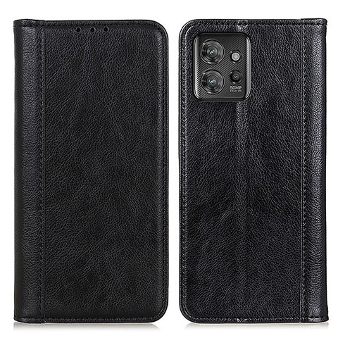 Coque Portefeuille Livre Cuir Etui Clapet D03Y pour Motorola ThinkPhone 5G Noir