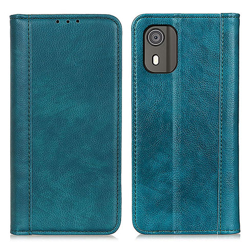 Coque Portefeuille Livre Cuir Etui Clapet D03Y pour Nokia C02 Vert