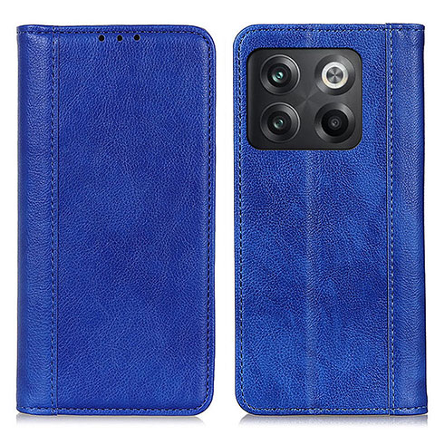 Coque Portefeuille Livre Cuir Etui Clapet D03Y pour OnePlus 10T 5G Bleu