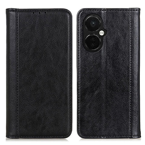 Coque Portefeuille Livre Cuir Etui Clapet D03Y pour OnePlus Nord CE 3 5G Noir