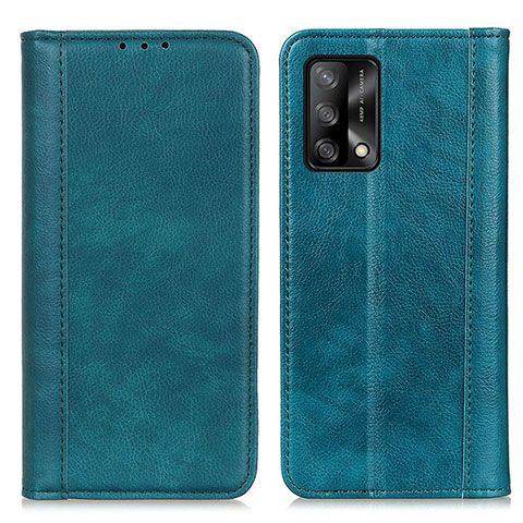 Coque Portefeuille Livre Cuir Etui Clapet D03Y pour Oppo A74 4G Vert