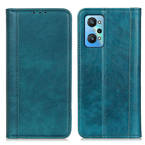 Coque Portefeuille Livre Cuir Etui Clapet D03Y pour Realme GT2 5G Vert