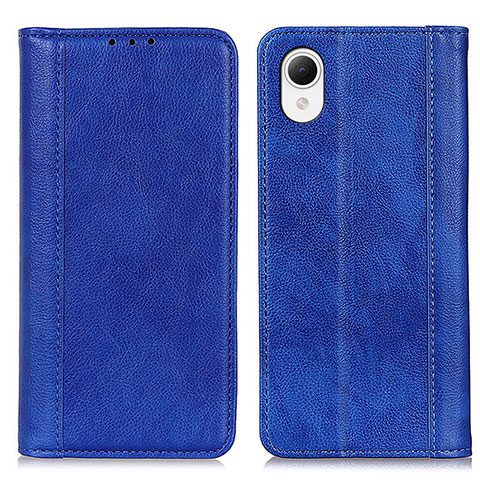 Coque Portefeuille Livre Cuir Etui Clapet D03Y pour Samsung Galaxy A23s Bleu