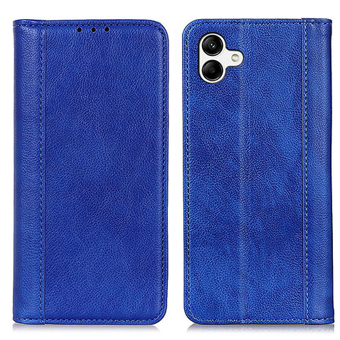 Coque Portefeuille Livre Cuir Etui Clapet D03Y pour Samsung Galaxy F04 Bleu