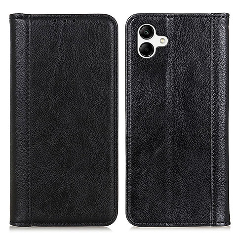 Coque Portefeuille Livre Cuir Etui Clapet D03Y pour Samsung Galaxy F04 Noir