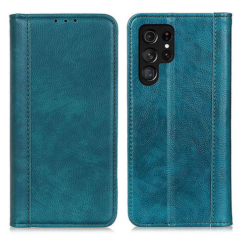 Coque Portefeuille Livre Cuir Etui Clapet D03Y pour Samsung Galaxy S21 Ultra 5G Vert