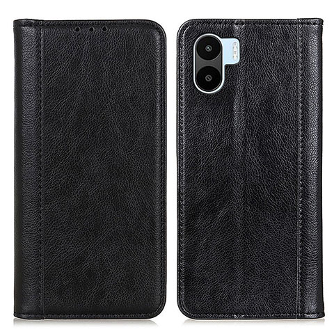 Coque Portefeuille Livre Cuir Etui Clapet D03Y pour Xiaomi Poco C50 Noir