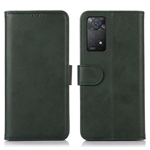 Coque Portefeuille Livre Cuir Etui Clapet D03Y pour Xiaomi Redmi Note 11 Pro 5G Vert