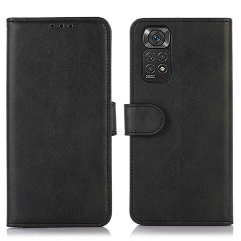 Coque Portefeuille Livre Cuir Etui Clapet D03Y pour Xiaomi Redmi Note 11S 4G Noir