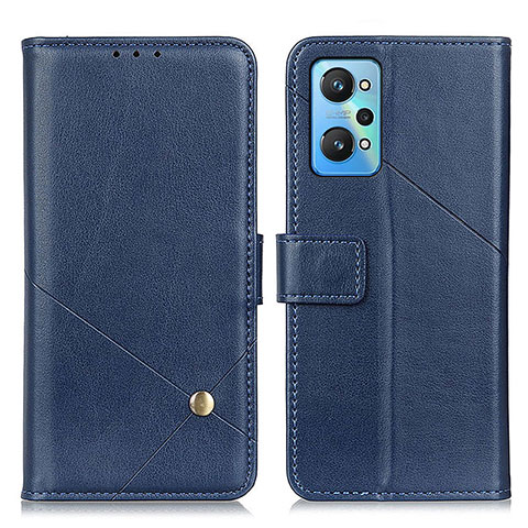 Coque Portefeuille Livre Cuir Etui Clapet D04Y pour Realme GT Neo2 5G Bleu