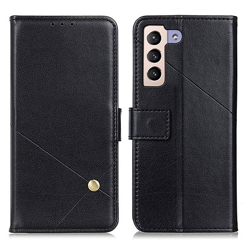 Coque Portefeuille Livre Cuir Etui Clapet D04Y pour Samsung Galaxy S21 5G Noir