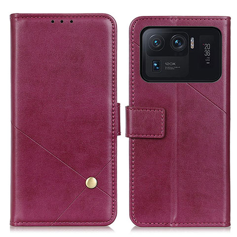 Coque Portefeuille Livre Cuir Etui Clapet D04Y pour Xiaomi Mi 11 Ultra 5G Violet