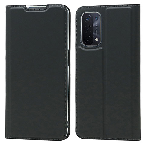 Coque Portefeuille Livre Cuir Etui Clapet D05T pour OnePlus Nord N200 5G Noir