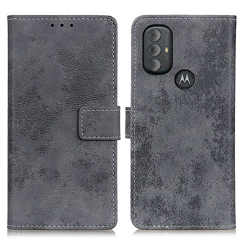 Coque Portefeuille Livre Cuir Etui Clapet D05Y pour Motorola Moto G Play Gen 2 Gris