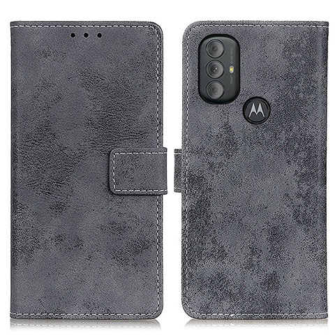 Coque Portefeuille Livre Cuir Etui Clapet D05Y pour Motorola Moto G Power (2022) Gris