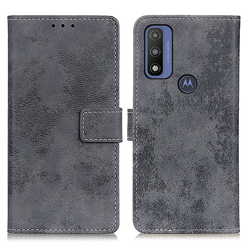 Coque Portefeuille Livre Cuir Etui Clapet D05Y pour Motorola Moto G Pure Gris