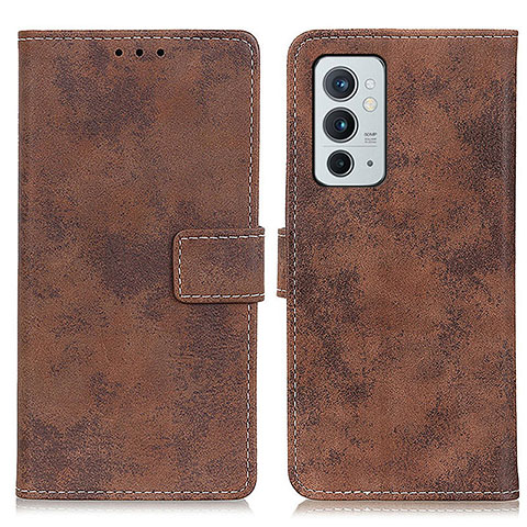 Coque Portefeuille Livre Cuir Etui Clapet D05Y pour OnePlus 9RT 5G Marron