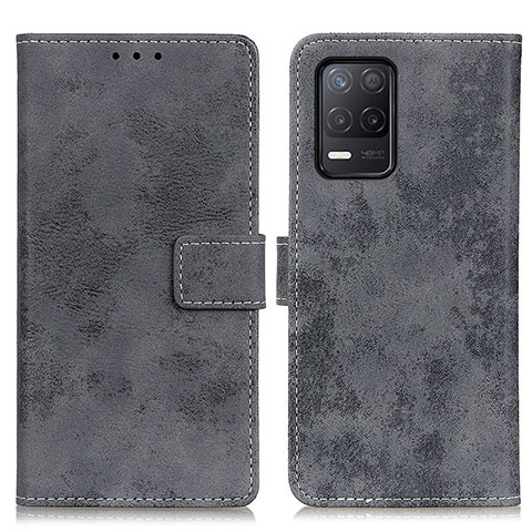 Coque Portefeuille Livre Cuir Etui Clapet D05Y pour Realme 8s 5G Gris